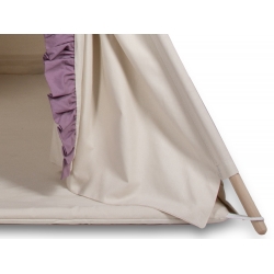 Namiot TIPI TEEPEE dla dzieci 3 poduszki przytulanki+GIRLANDA produkt PL